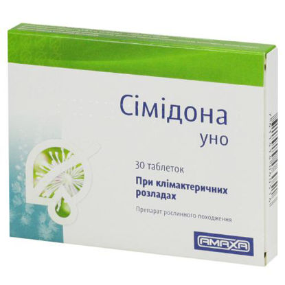Світлина Сімідона Уно таблетки 6.5 мг №30